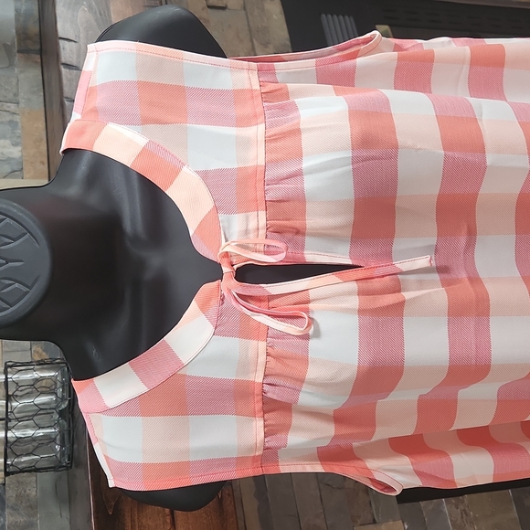 NWT ANN TAYLOR FACTORY TIE NECK BLOUSE - Picture 2 of 9